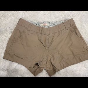 Jcrew chino khaki shorts
